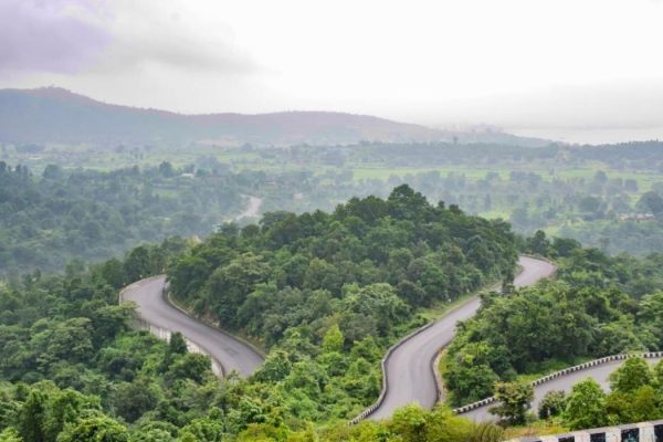 Patratu valley located in Ranchi, Jharkhand.