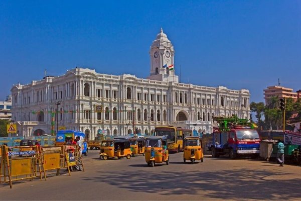 Ripon Building in the central part of Chennai and. Ripon Building is the headquaters of the state government